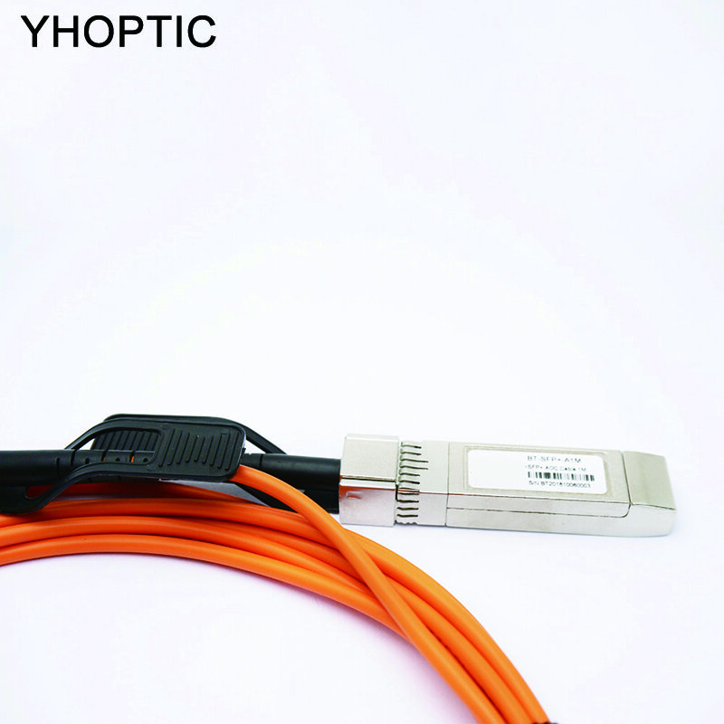 Cabo óptico ativo SFP para interruptor, cabo AOC para cabo de fibra óptica, SFP OM2, 3 m, 5 m, 7 m, 10 m, 10 m, 10GB Case, Cisco,MikroTik,Ubiquiti, etc