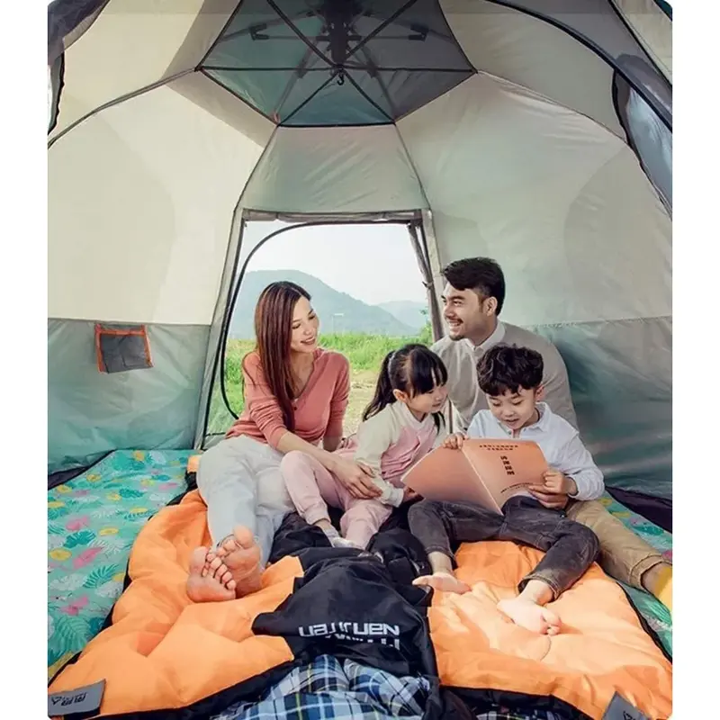 2-3-4 Personen Camping zelt 60 Sekunden einfach schnell aufgebaut Zelt wasserdicht Pop-up Kuppel Familie Sechseck Outdoor Sport Fracht frei