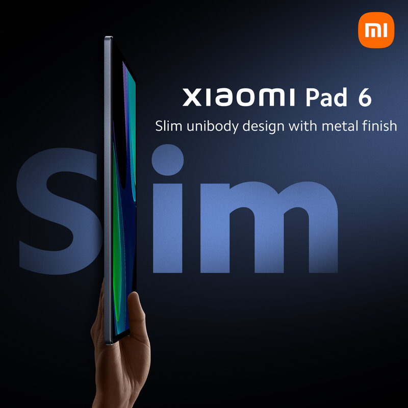 Xiaomi-Tablet Mi Pad 6 Versão Global, Processador Snapdragon 870, 11 ", 144Hz, 2.8K, Tela WQHD +, 33W, Carregamento Rápido, Bateria 8840mAh