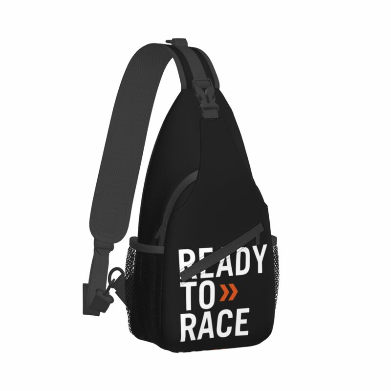 Ready To Race Crossbody Sling Bags Pattern Chest Bag Shoulder Backpack Daypack for Travel Hiking Cycling Bag