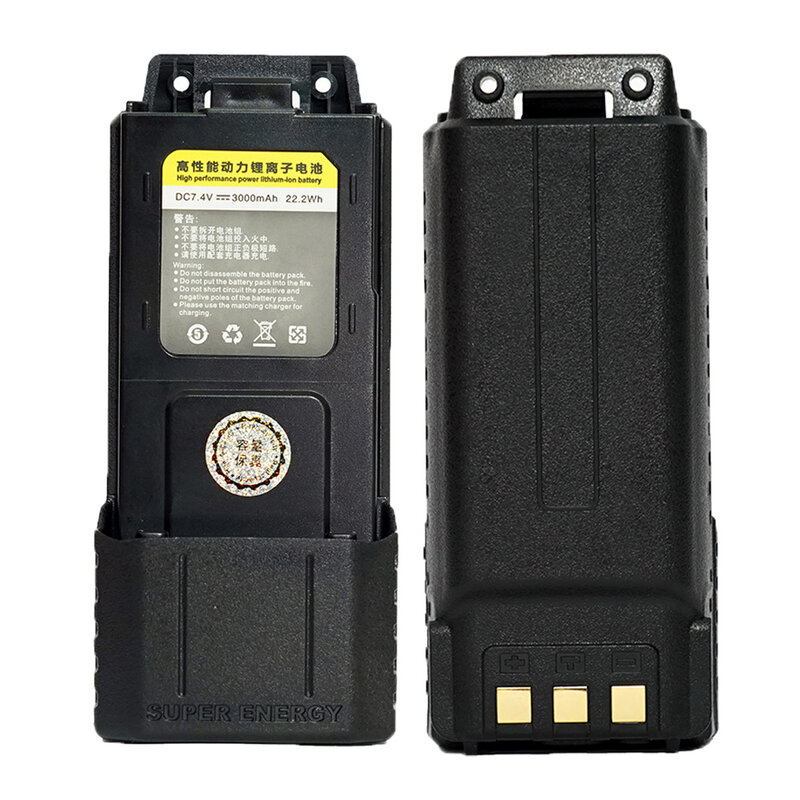 Batterie BL-5 originale UV-5R de Baofeng 1800mAh pour Walperforated Talkie USB/TYPEC chargent les pièces bidirectionnelles de radio de série de UV-5RE UV5R