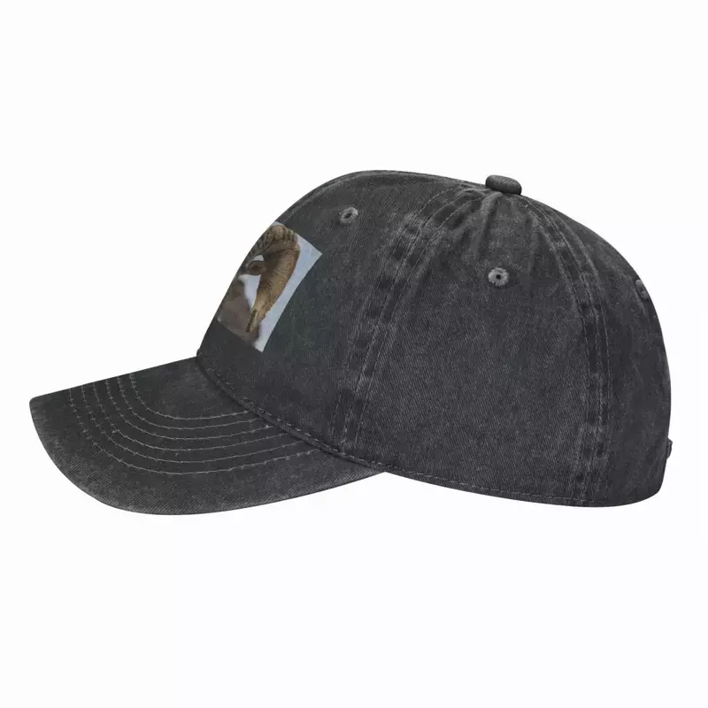 Bighorn ram headshot topi koboi topi Snapback topi Trucker topi pantai untuk pria wanita