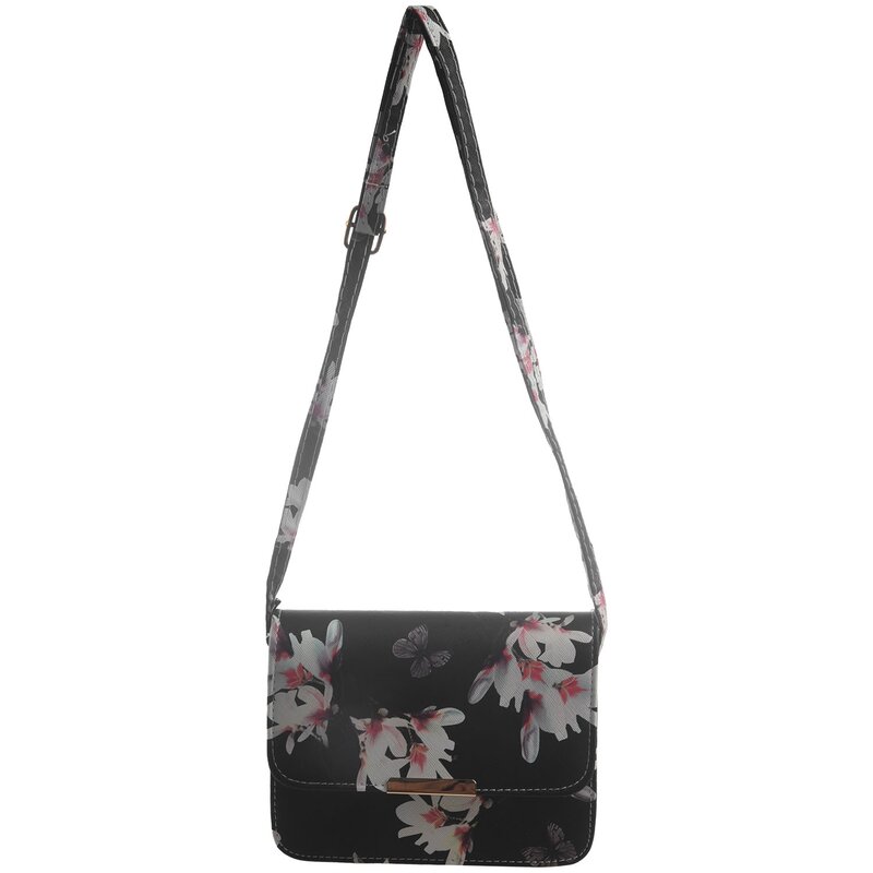 حقيبة كتف من الجلد الزهري للنساء ، حقيبة يد ماسنجر كلاسيكية ، حقائب يد بتصميم مشهور ، حقيبة ترفيهية
