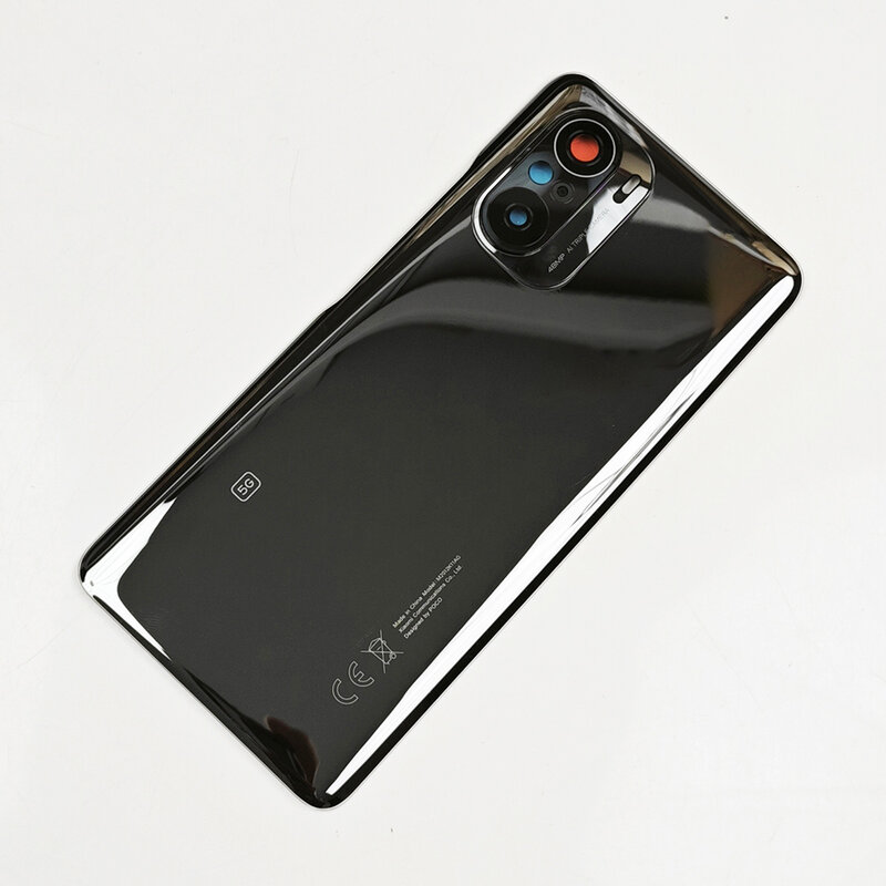 Coque arrière en verre pour Xiaomi Pheadphones F3 OEM A +, remplacement de la porte arrière, boîtier de batterie dur, boîtier arrière avec adhésif