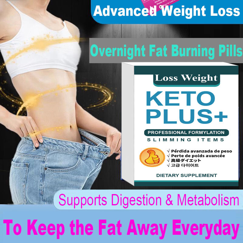 Produk pelangsing penurunan berat badan yang sehat untuk kecantikan dan perut hilang dari tubuh produk bekerja keluar secara efektif KETO Plus +