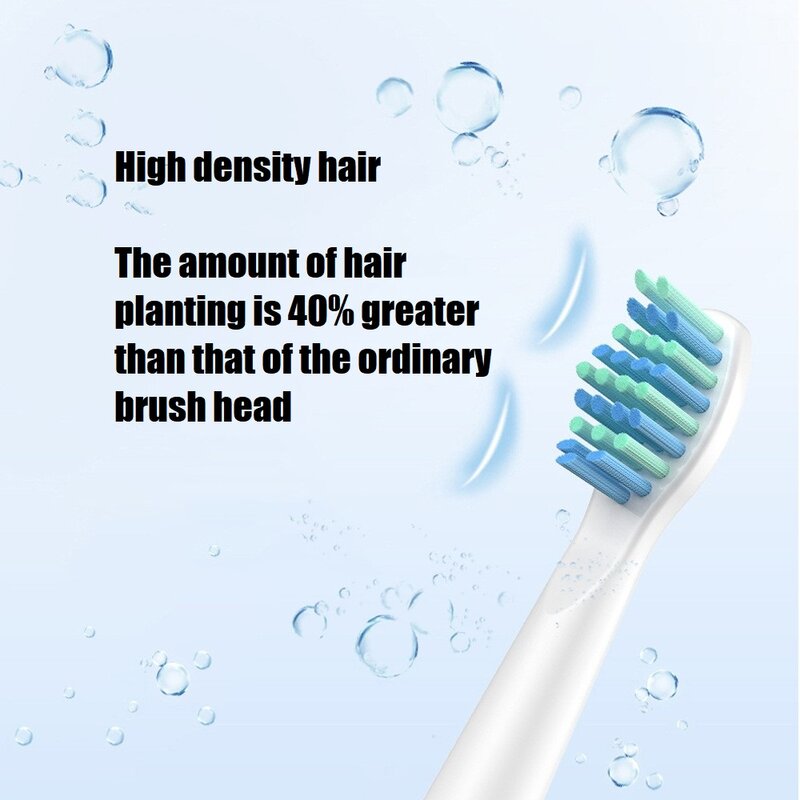 Cabezales de repuesto para cepillo de dientes eléctrico Seago/Fairywill, recambio de cerdas Dupont, limpieza dental eficiente, 10 piezas
