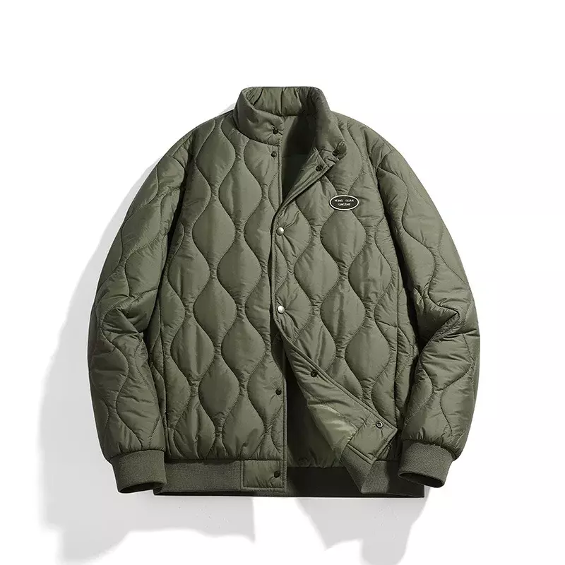 남성용 일본 브랜드 루즈 두꺼운 퍼퍼 재킷, 캐주얼 따뜻한 겨울 면 패딩 재킷, 남성 의류