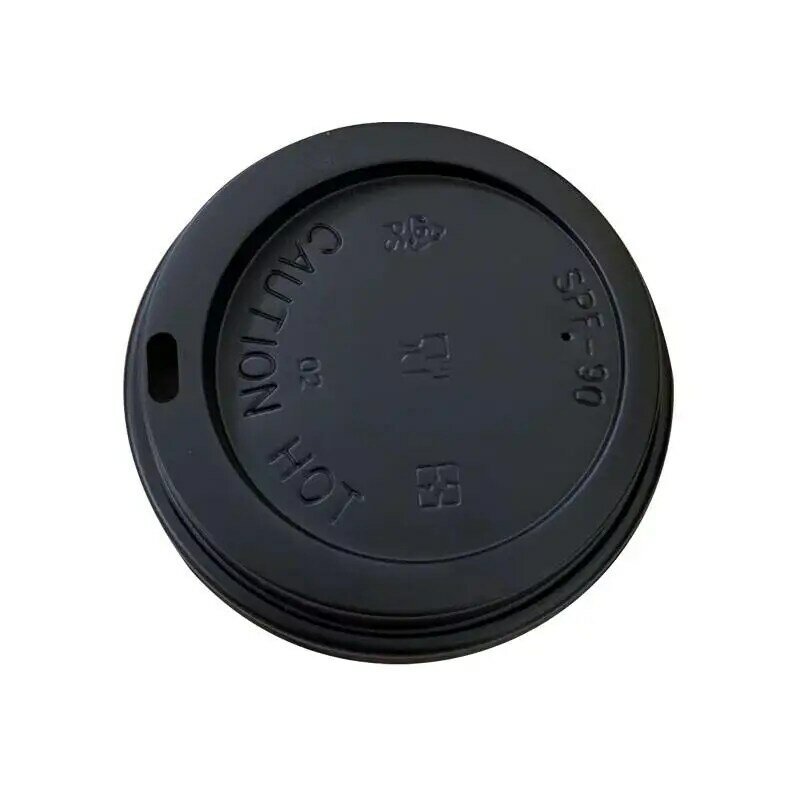 Диаметр 90 мм, пластиковая крышка для бумажных стаканчиков, Одноразовая Пластиковая крышка для кофейных стаканчиков на заказ