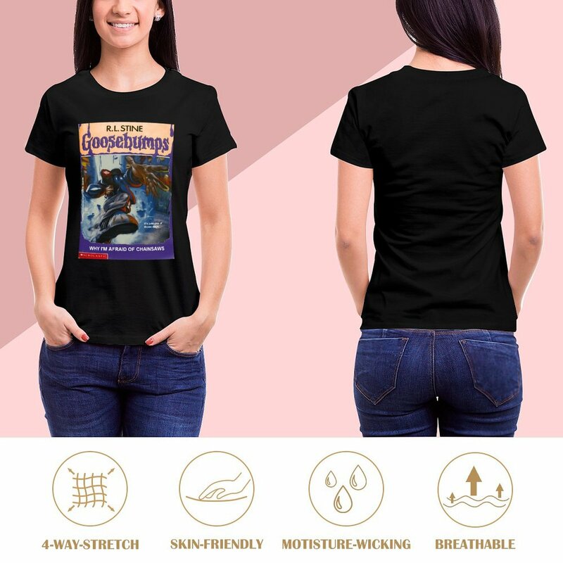 Camiseta de Goosebumps limp para mujer, ropa estética, ropa bonita, camisetas de algodón