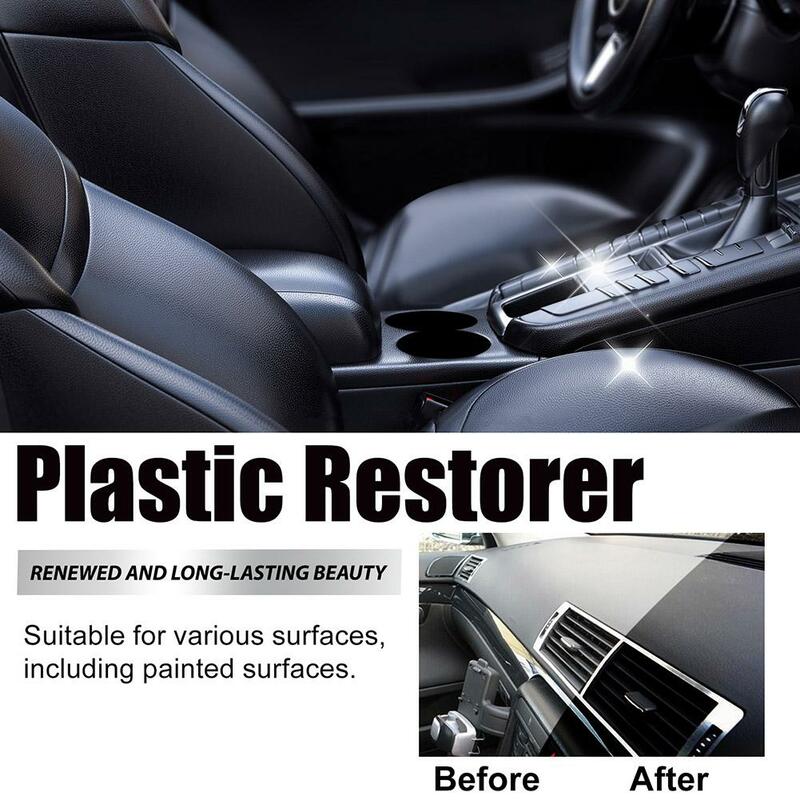Auto Plastic Restorer Back Car Cleaning Products Auto Polish And Repair Coating Renovator For Car Detailing Q1l9