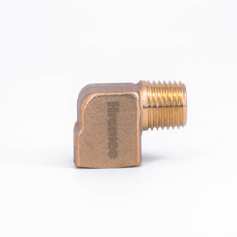 Fêmea para macho cotovelo, 90 graus Brass Block, Pipe Fitting, conector do acoplador, gás de água, combustível, NPT, 1/8 ", 1/4", 3/8 ", 1/2"