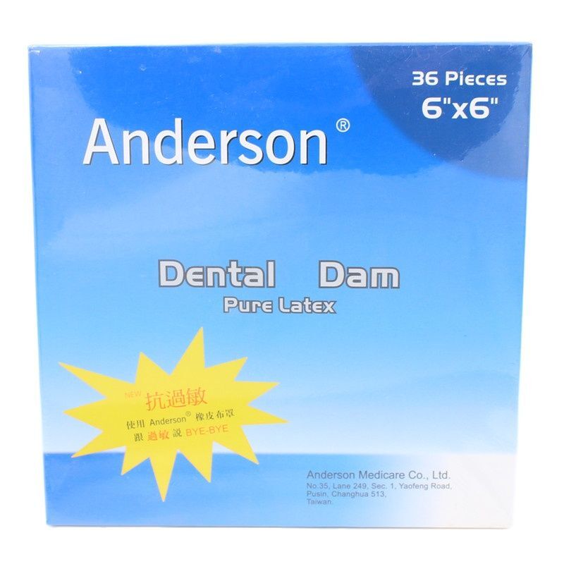 1 pudełko z gumową zaporą dentystyczną z naturalną barierą guma lateksowa do wybielania zębów dla dorosłych średnio czysty lateks