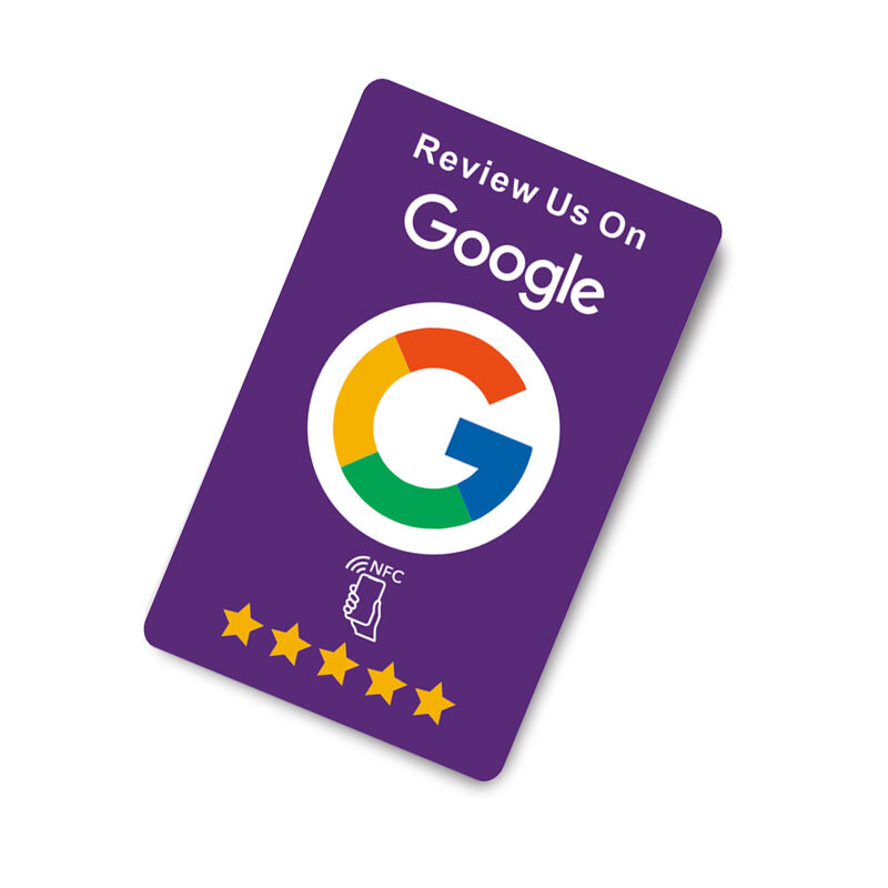 بطاقة nfc متعددة الألوان للأعمال التجارية وإعلانات google وتعزيز نشاطك التجاري