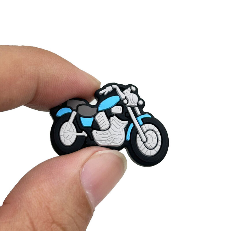 10 Stück neue Silikon Motorrad fokale Perlen Baby Kau spielzeug Anhänger Perle DIY Nippel Kette Schmuck Zubehör Kawai Geschenke