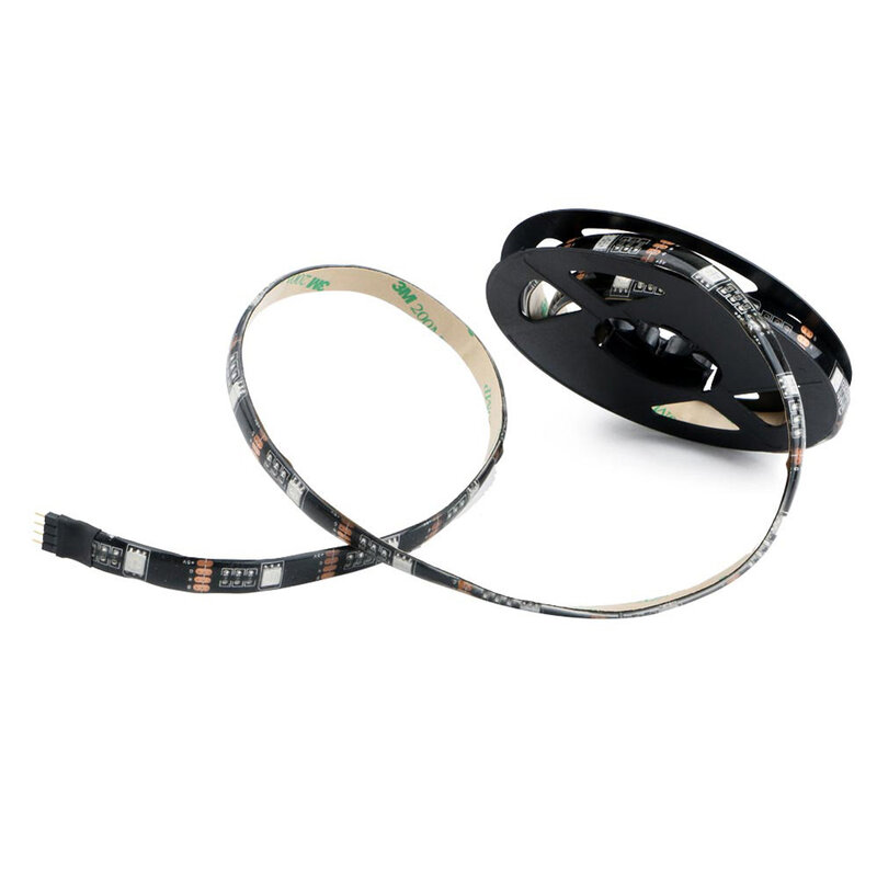1M/2M 5V RGB Strip Light LED controllo manuale HDTV TV luce di sfondo con alimentazione USB remota IP65 impermeabile per la decorazione domestica