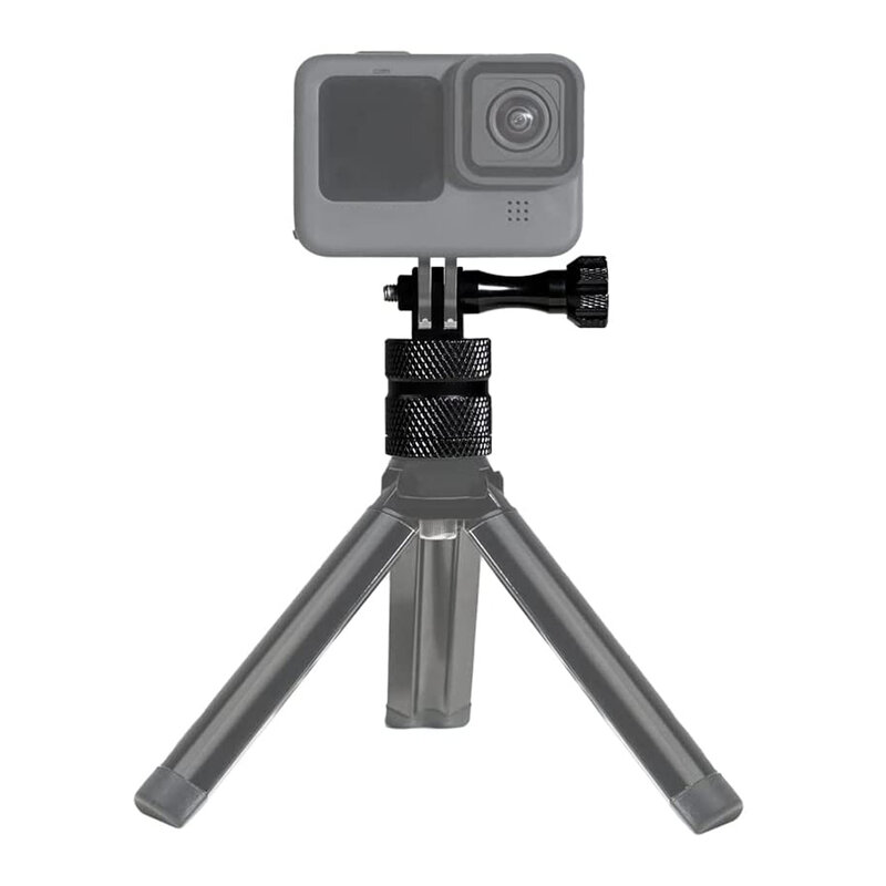 Aluminum Camera Mount 360 Degree Rotation Tripod Adapter for GoPro Sony Xiaomi AKASO Camparki Action Camera Accessories