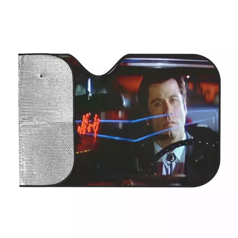 Pulp Fiction kerai mobil reflektor Anti Uv lucu kustom kerai mobil pelindung matahari