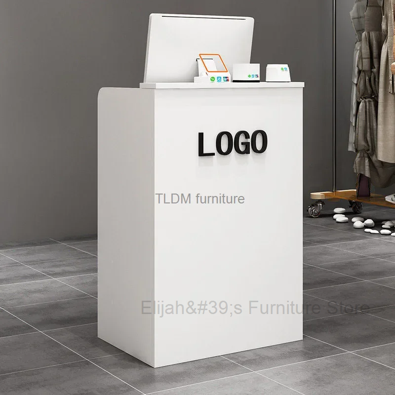 Современная офисная мебель для ресепшн, белый минималистичный стол для компании, небольшой магазин одежды, стойка регистрации, Z