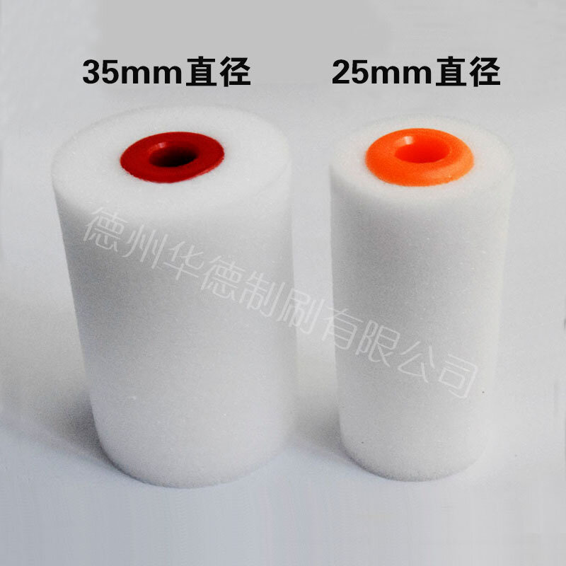 2 inch water-based oily sponge roller brush 5 cm drum 50kg density polyester polyether Huade factory straight hair