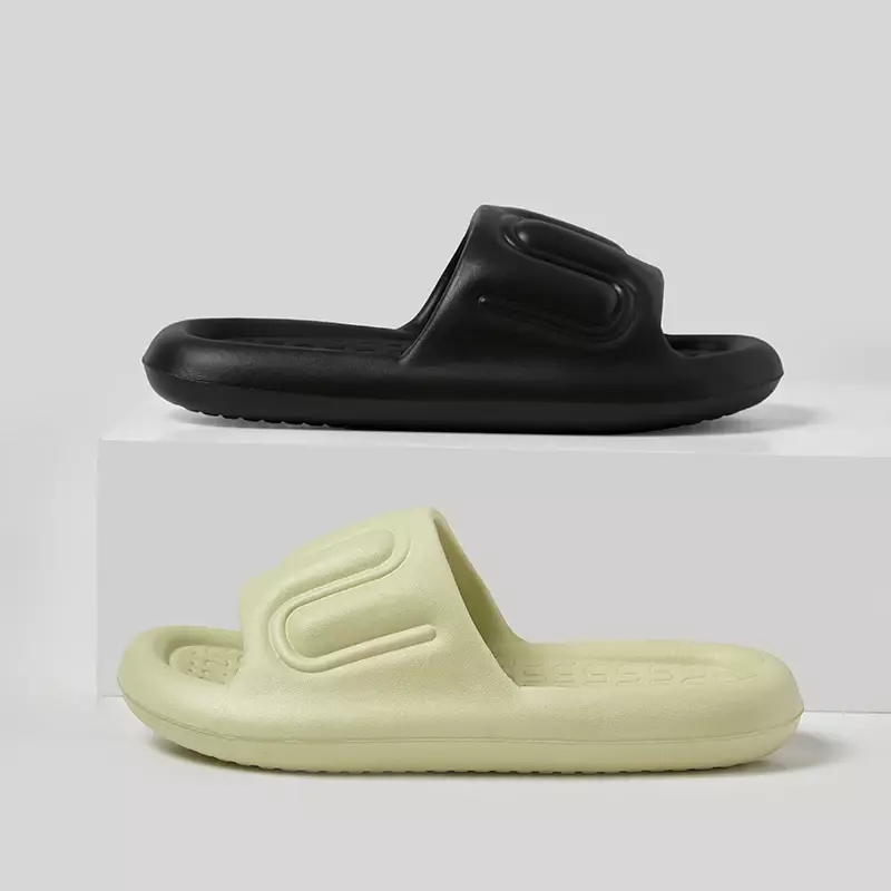 Comemore Summer Beach Eva Soft Sole Slide Sandals Leisure Men Ladies Indoor Bathroom Shoes Women Thick Platform Cloud Slippers