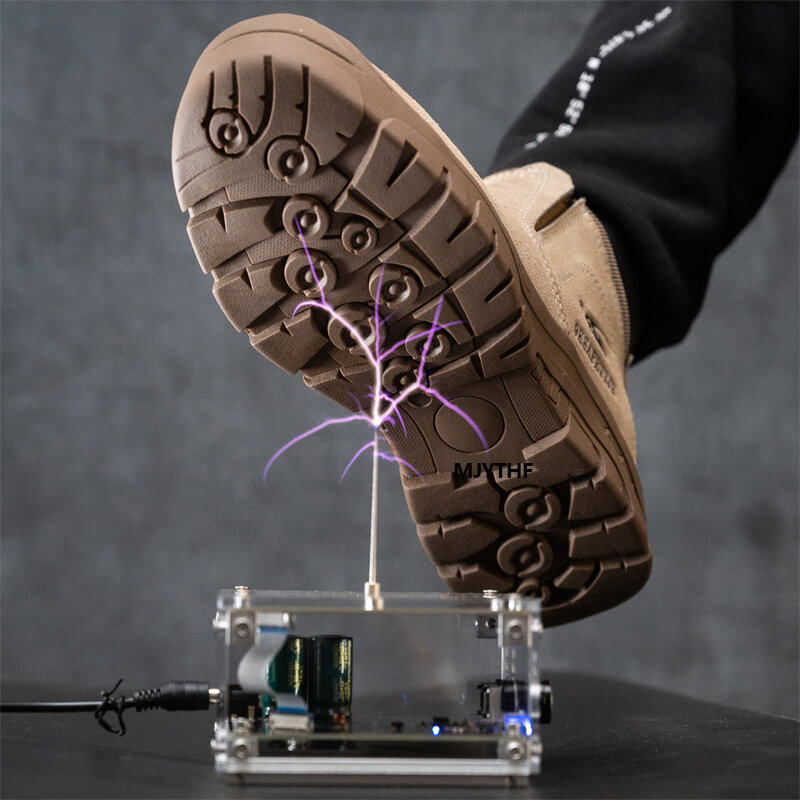 MJYTHF 6KV izolowane buty buty ochronne mężczyźni wysokie temperatury przeciw poparzeniom buty spawalnicze odporne na przebicie buty do pracy przemysłowe