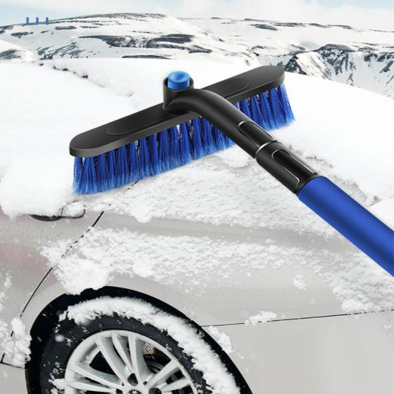 Grattoir à glace amovible pour voiture, brosse de nettoyage multifonction pour déglaçage et balayage de neige, pare-brise automatique extensible, hiver