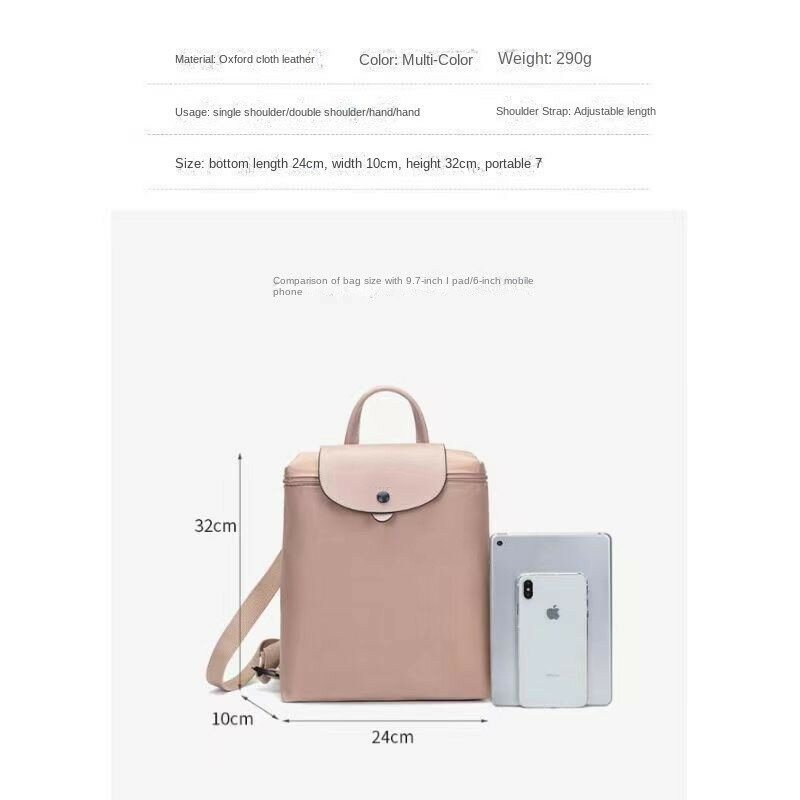 High Quality Women's Handbag Backpack Mommy Bag Travel Bag Backpack Women's Bag Fashion Versatile  Foldable backpack