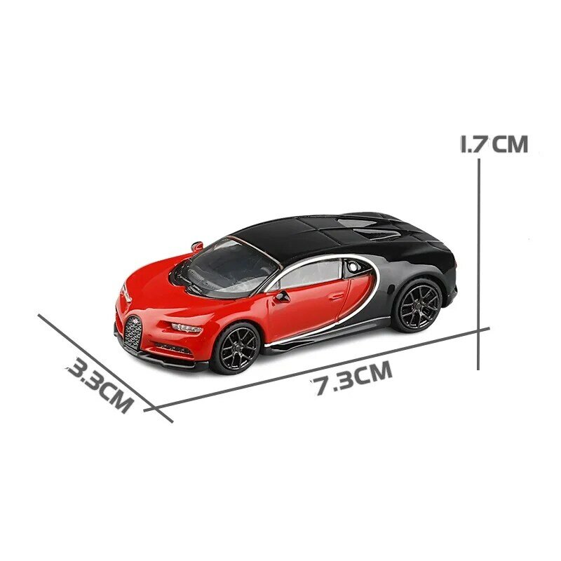 JKM 1:64 bu-gatti chi-ron Roadster Series modelo de simulación de aleación de coche