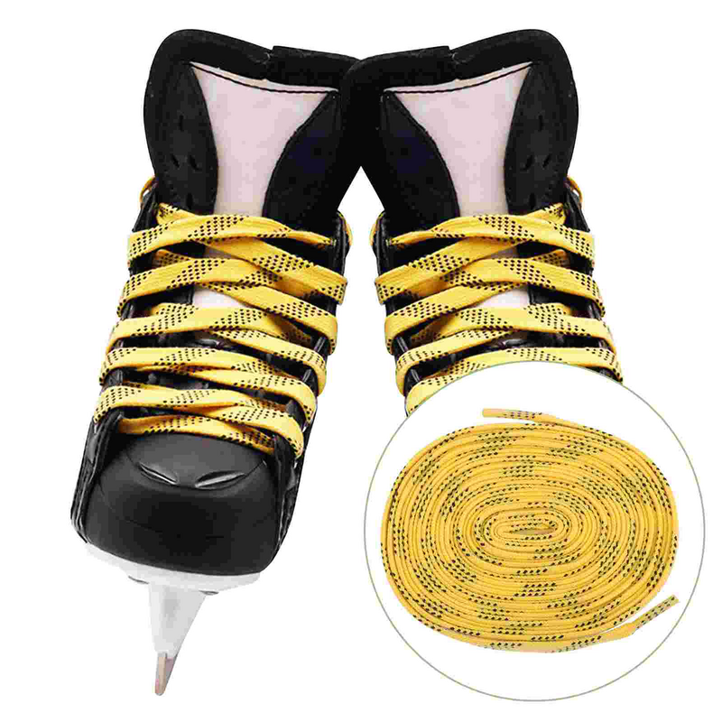 하키 신발끈 아이스 스케이트 전용 전문 폴리에스터, 내마모성, 긴