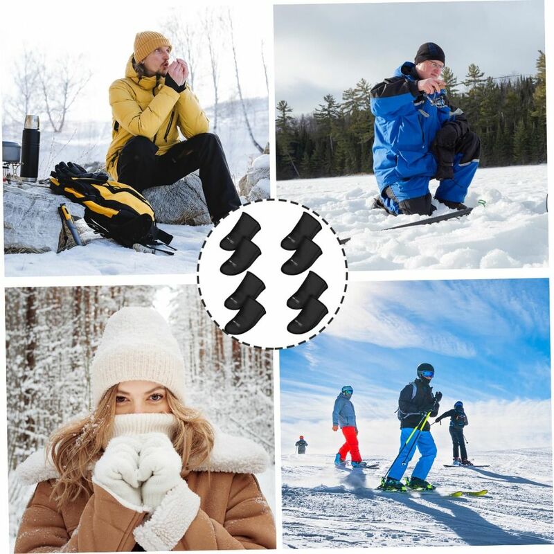 Winter Toe Covers Skiing Elastic Feet Warmers Feet Shoe Warmers Thermal Neoprene Toe Warmers