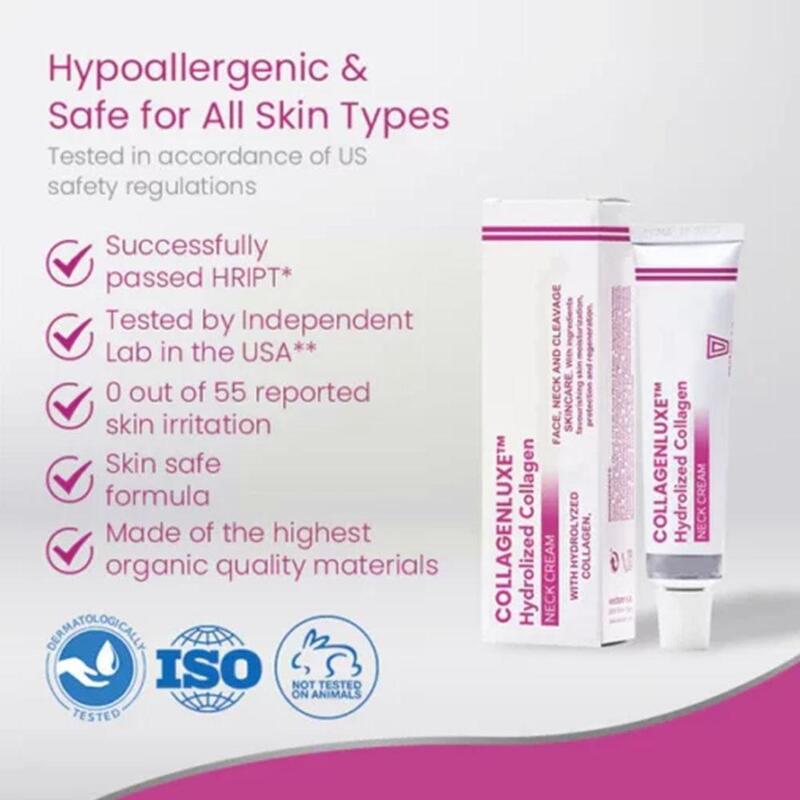 Lot  Neckpon Hydrolized Collagen Neck Cream For Face Neck Cleavage Skincare Cream With Hydrolized Collagen Vera Anti-aging Cream