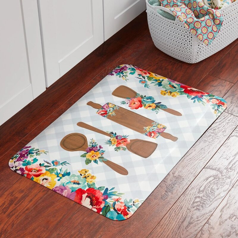 Słodki romansowy komfortowy dywanik kuchenny, 20 "W x 30" L