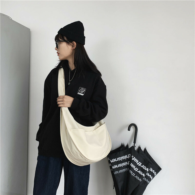 y2k Bags For School Big Nylon Bags Hobos Crossbody Bags For Women Handbags Men and Women Unisex Couple Bag Shoulder Bags Bolso