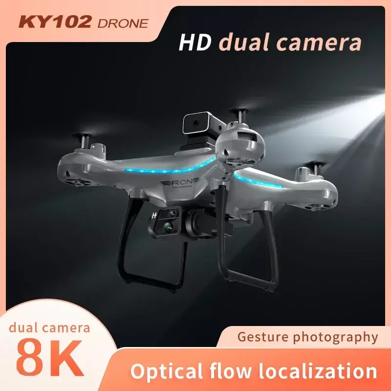 MIJIA-Dron KY102 8K Profesional de doble cámara, fotografía aérea 360, evitación de obstáculos, flujo óptico, Avión RC de cuatro ejes