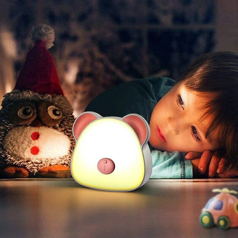 Förderung! Nachtlicht für Kinder, wiederauf ladbare Presse steuerung LED-Nachtlichter mit Farbwechsel modus und stufenlosem Dimmen, tragbare