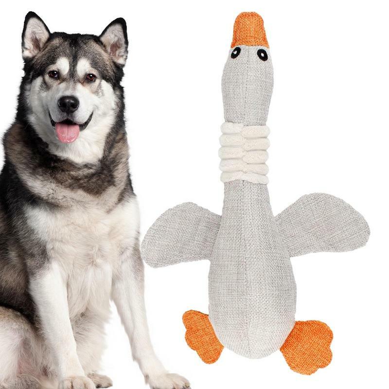 Geese Dog Toys Cat Pet Plushie Supplies Toy Dog Interactive Teething Plush Chew Toy Outdoor Puppy Toys Interactive Plush Toys