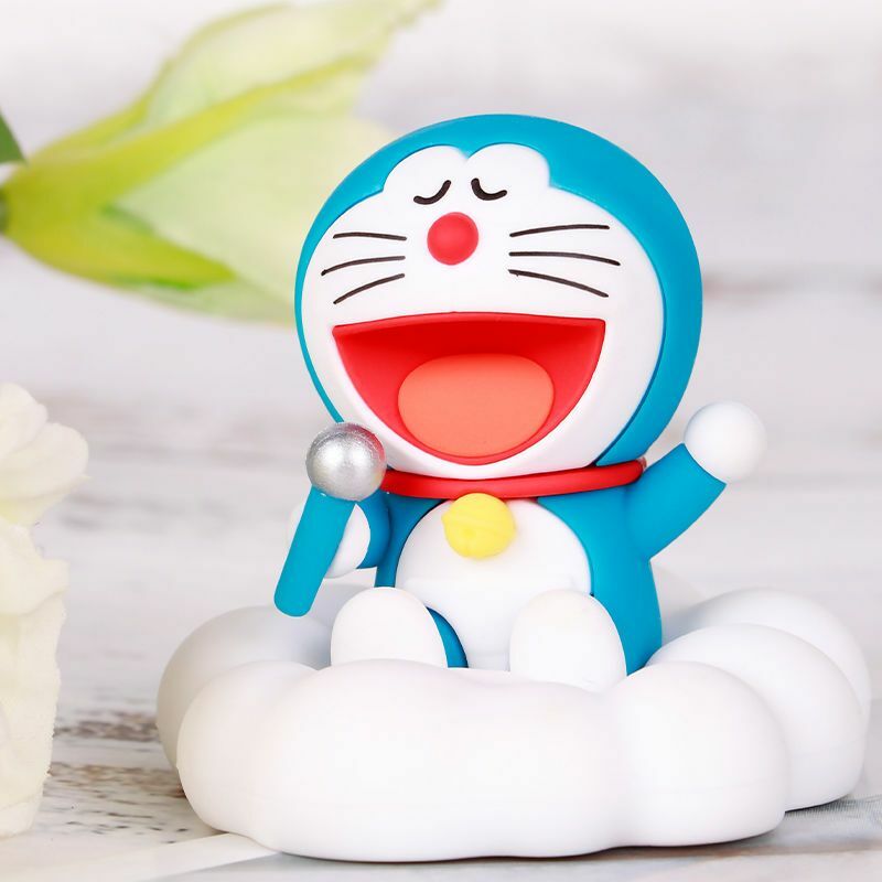 Serie regalo 6cm cielo stellato Doraemon Cartoon Night Tour Nobita Doll Handmade Q Version Anime Toy Decoration regalo per bambini