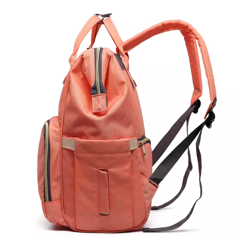 Lequeen-mochila de maternidad para pañales, bolso de gran capacidad para cochecito, mochila de viaje para el cuidado del bebé