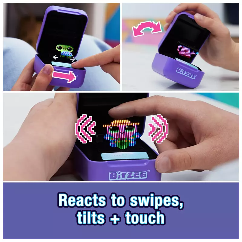 Интерактивная игрушка, цифровой питомец и телефон с 15 внутренними животными, виртуальные электронные питомцы реагируют на ощупь, детские игрушки