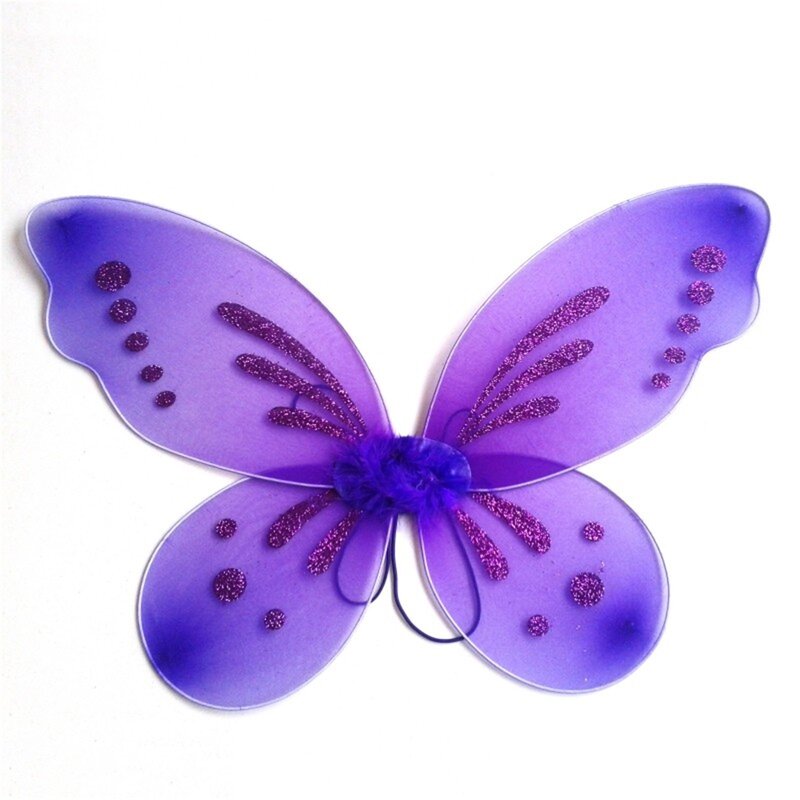 Costume de Dégradation d'Ailes de Papillon pour Fille, Accessoire de Princesse, pour ix, 45x57cm