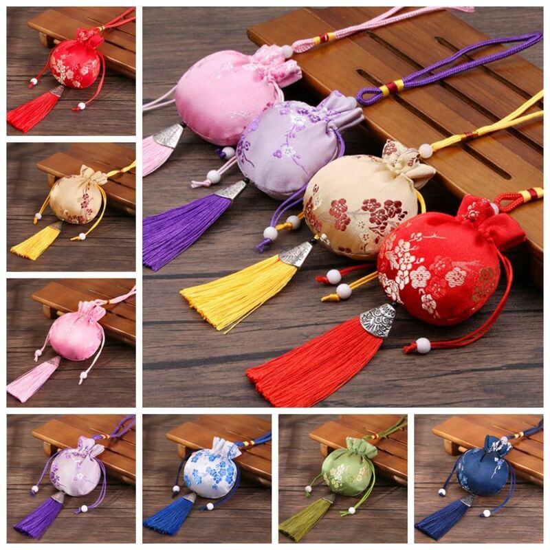 Retro Pattern Plum Flower Sachet Jewelry Packaging Dragon Boat Festival Bag Chinese Style Sachet Brocade Small Pouch