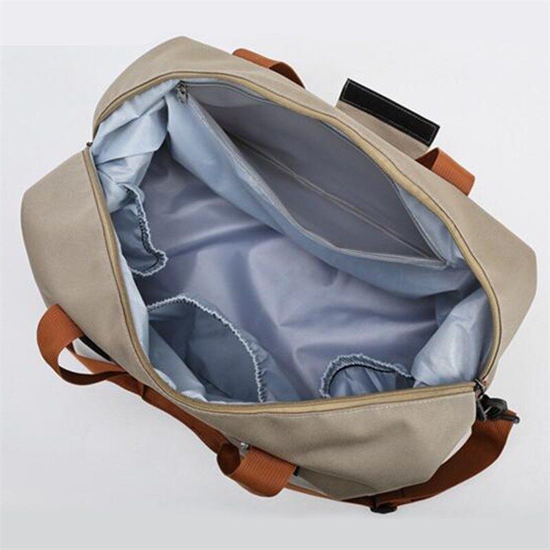 Fashion Nylon Waterproof Travel Bags For Women Large Capacity Men's Sports Gym Bag Female Messenger Bag Dry And Wet Weekend Sac