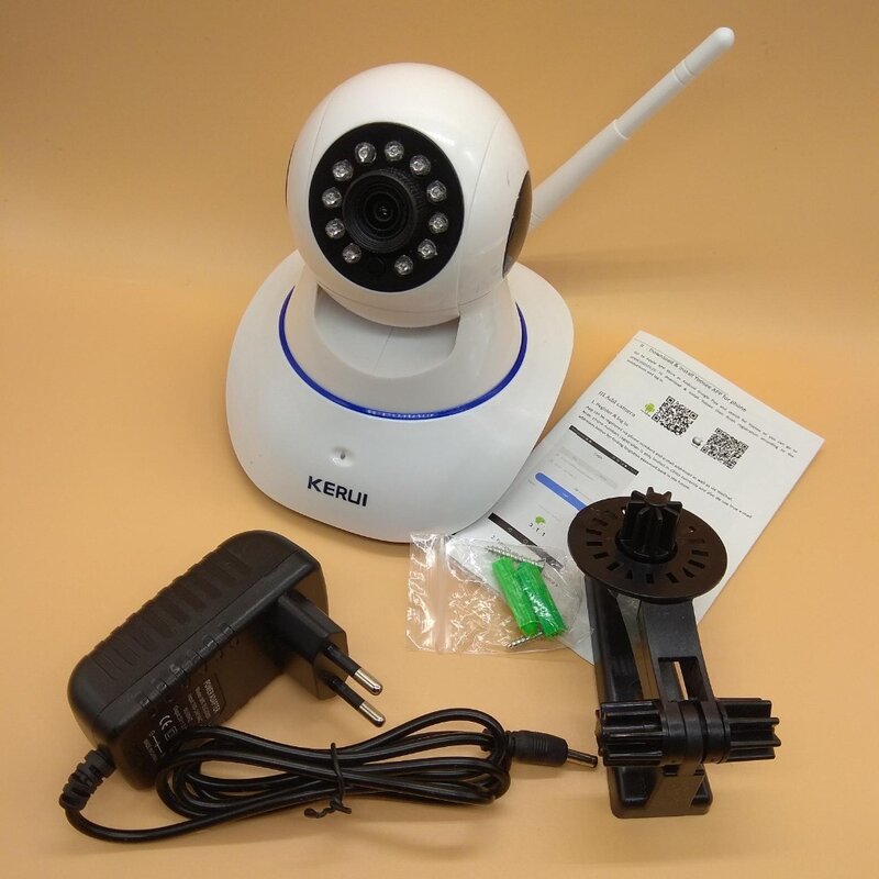 WIFI GSM Burglar Security security System IP Camera APP Control Home PIR Motion detector Door Sensor  Detector 
