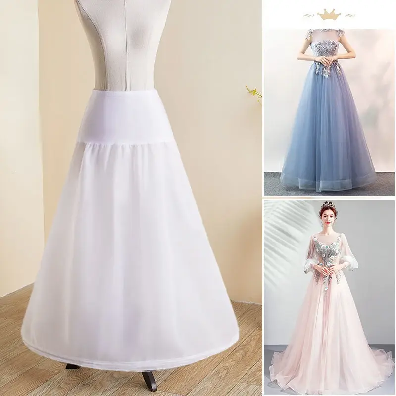 웨딩 드레스 포멀 드레스, 버슬 초대형 조절 가능한 피쉬본 로리타 웨딩 드레스, 이너 언더스커트