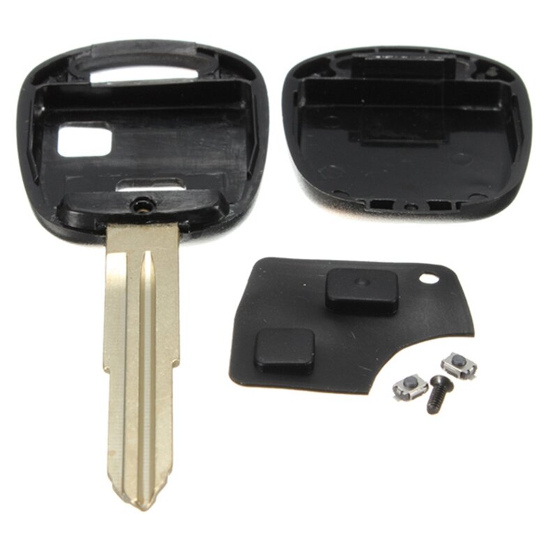 Carro remoto chave caso botão protetor anti risco escudo micro interruptor para toyota yaris corolla reparação caixa de chave automóvel substituição