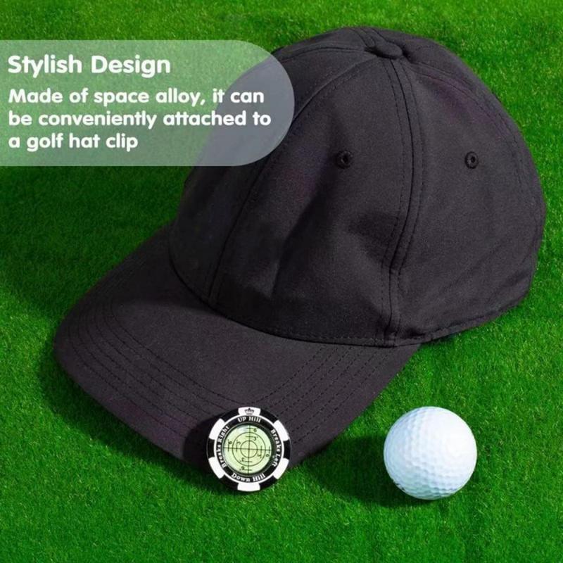 Golf Ball Putting Marker para Homens e Mulheres, Golf Ball Position Marker, Durable Gift, Golf Acessórios, Hat Clip