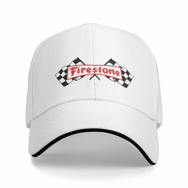 Boné de beisebol retro Firestone Flags para homens e mulheres, chapéu duro, anime chapéus