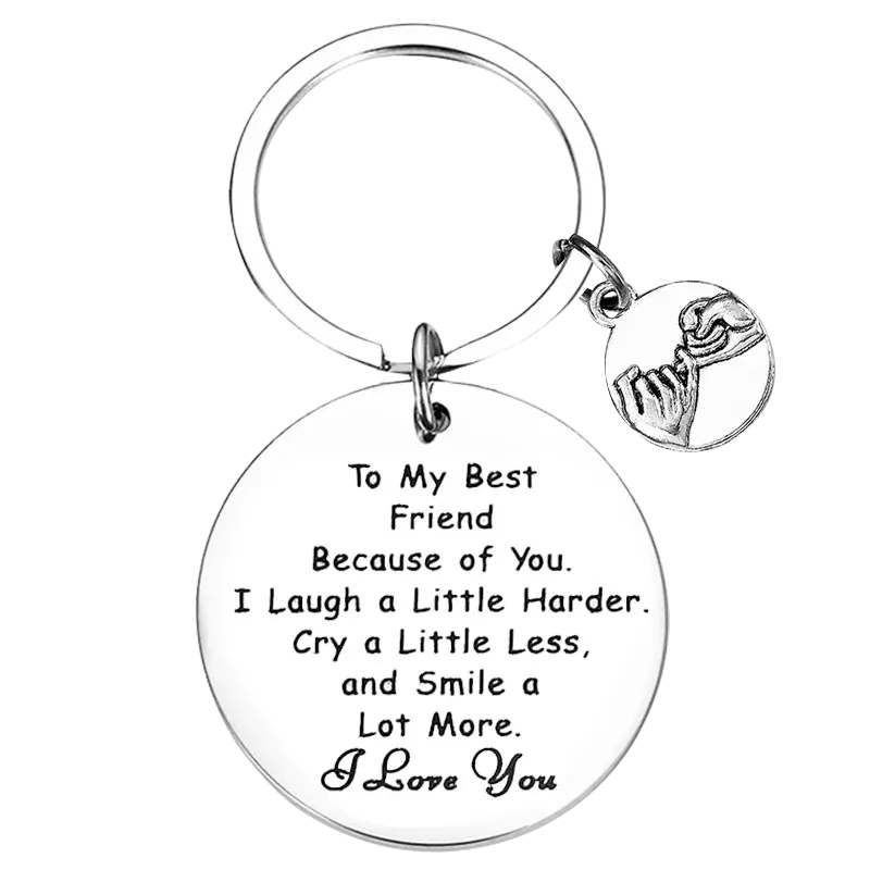 Friend Appreciation Gifts Keychain Pendant Friendship Gifts Key Chains Best Friend Thank You Gift