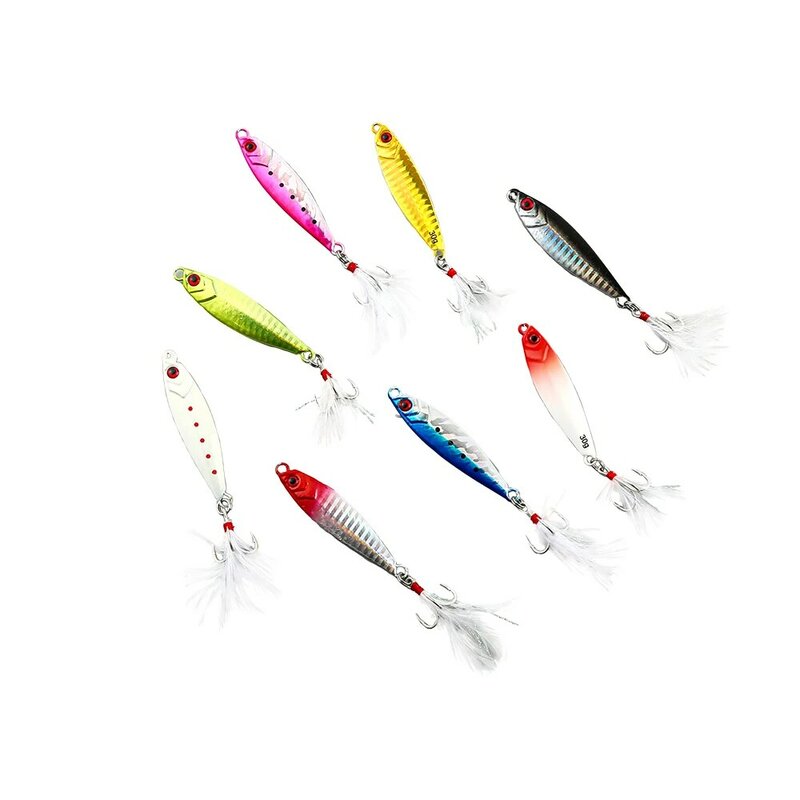 New DRAGER Metal Cast Jig Spoon 7/10/15/20/25/30g Shore Casting Jigging Fish Sea Bass Fishing Lure Artificial Bait Tackle
