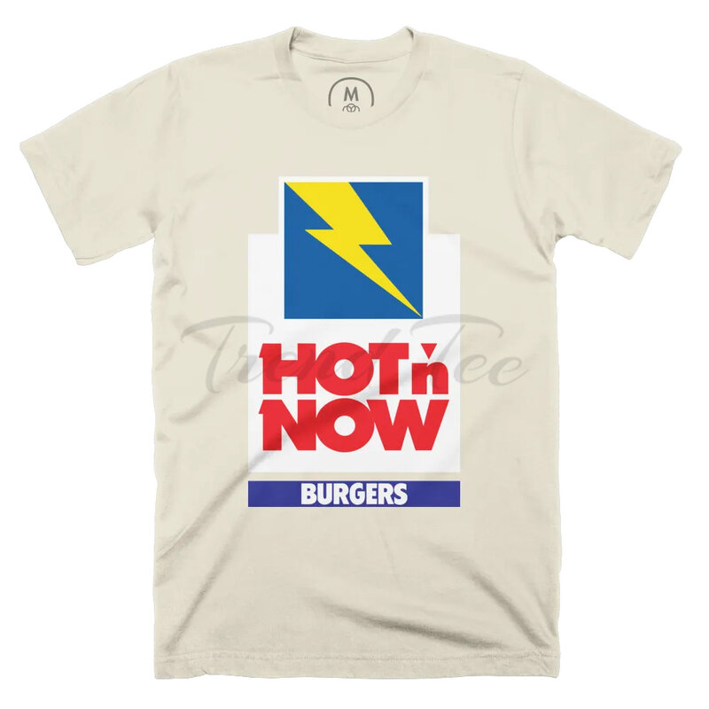 Beperkt Nwt! Hot 'N Nu Hamburgers Amerikaans Fastfoodrestaurant T-Shirt S-5xl